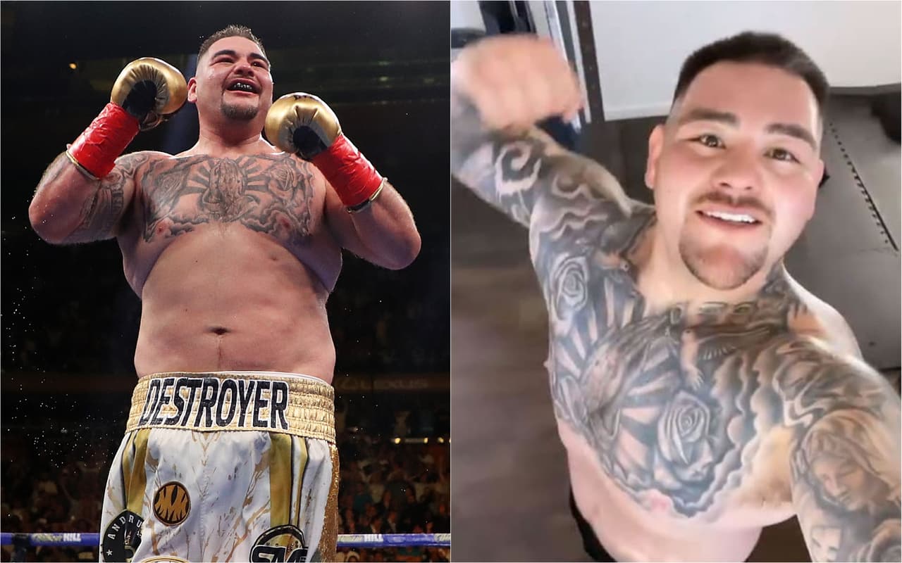Andy Ruiz luce irreconocible a un año de su derrota ante Joshua