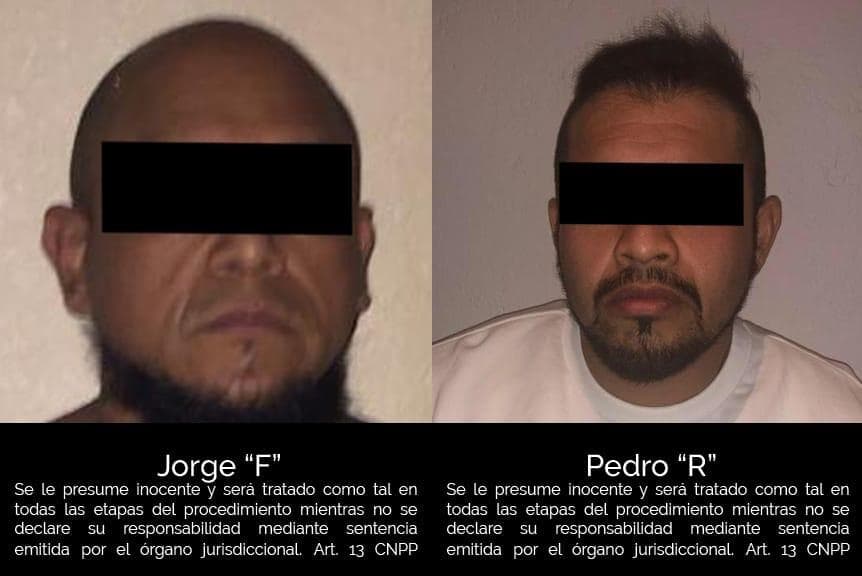 Capturan a dos presuntos capos de la droga rivales que operaban en la Ciudad de México