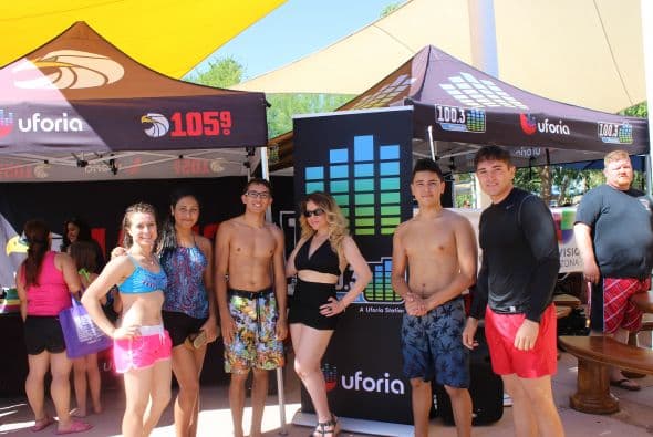 Una tremenda "Fiesta de Verano" disfrutaron cientos de personas en "Wet 'n' Wild, donde estuvieron presentes los talentos de nuestras emisoras de Uforia. 