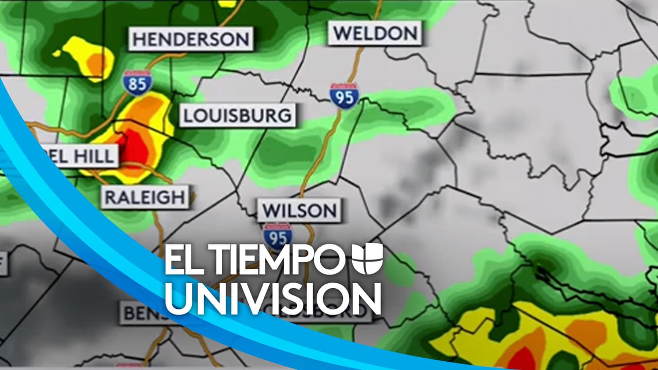 Un miércoles húmedo con posibilidad de tormentas en estas ciudades de Carolina del Norte