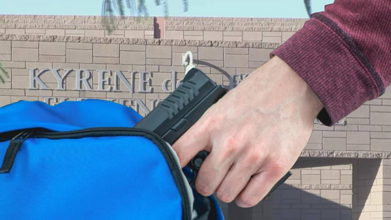 Encuentran arma de fuego en mochila de un estudiante de primaria en Ahwatukkee