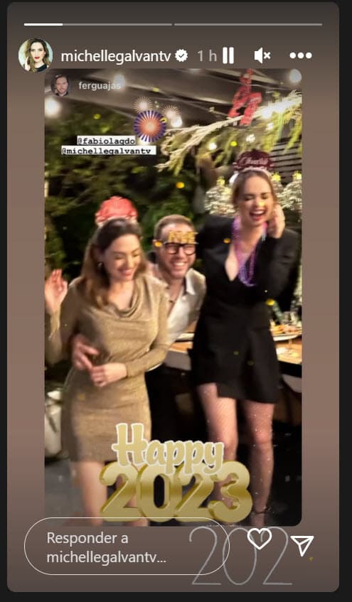 Michelle Galván y su esposo reciben el Año Nuevo "gozando" de su ...