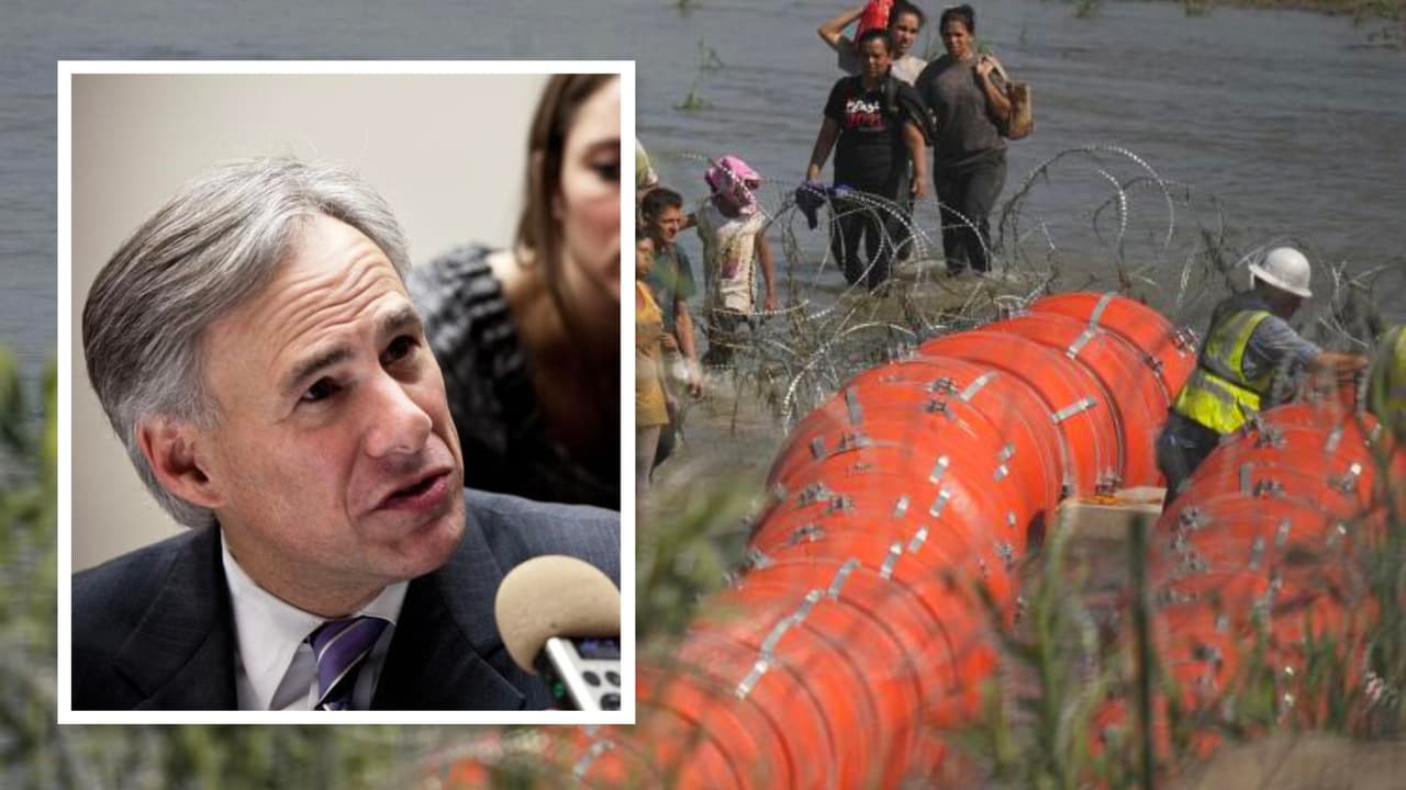 Departamento de Justicia demanda al estado de Texas por el “muro flotante” del gobernador Greg Abbott