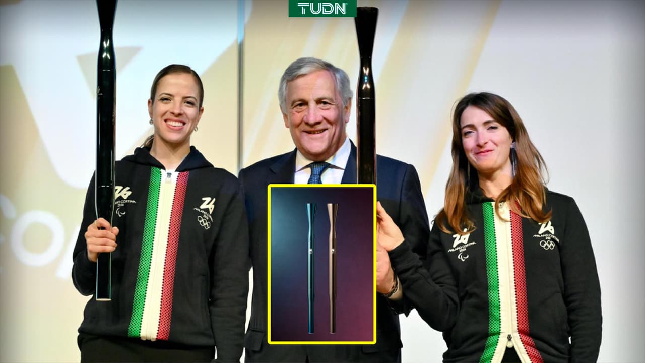 Presentan las antorchas para Juegos Olímpicos de Invierno Milán-Cortina 2026