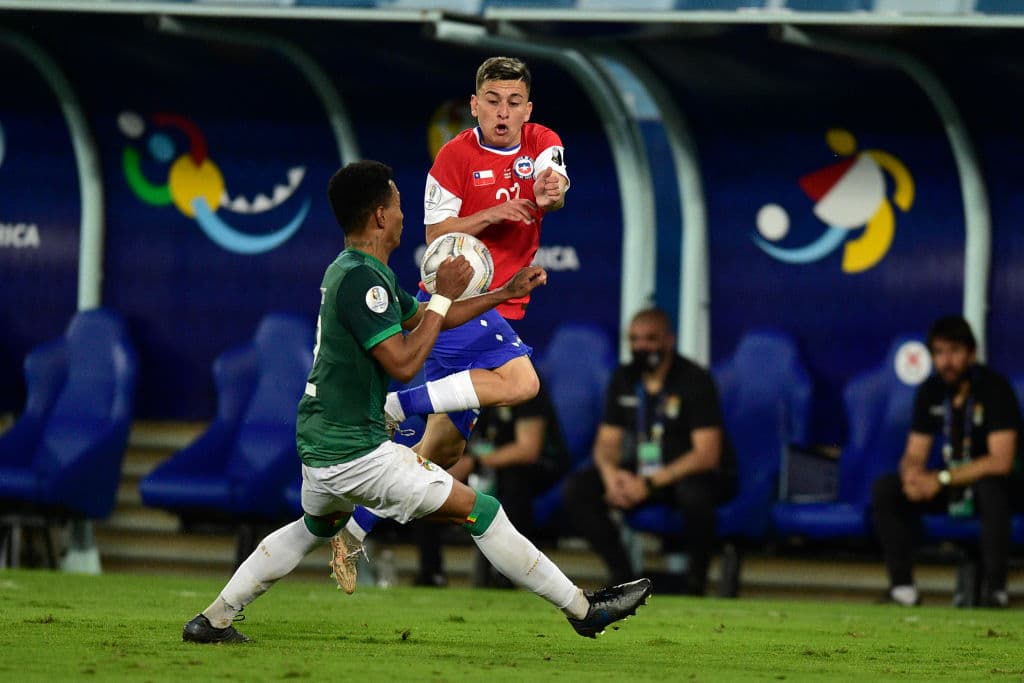 Ben Brereton anota el único tanto del partido y le da la victoria a 1-0 a Chile sobre Bolivia en la jornada dos de la Copa América 2021.