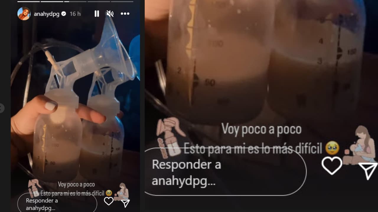 El proceso de sacar la leche es "lo más difícil" hasta ahora para Daisy Anahy.