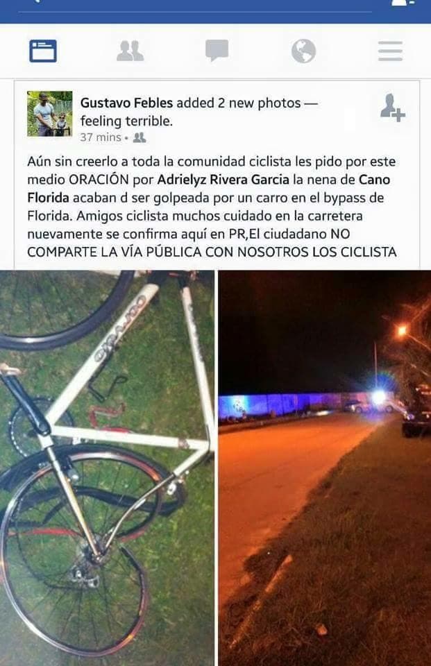 Por la importancia de sus lesiones, la jovencita, vecina de Manatí, quedó recluida en el Centro Médico de Puerto Rico, en Río Piedras.