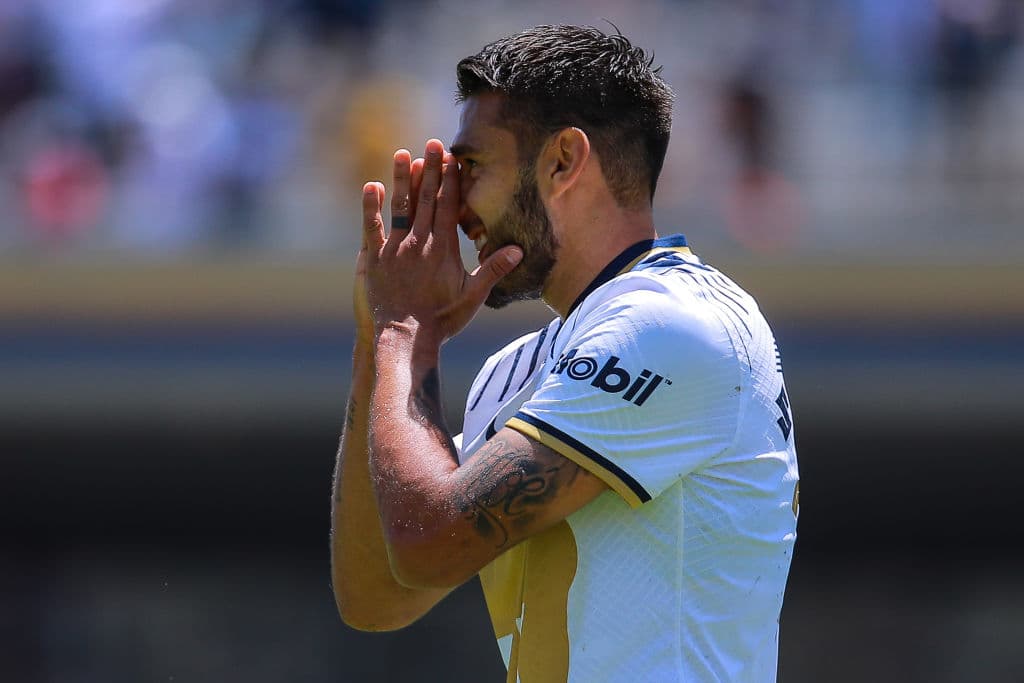 Un golazo de volea de Adrián Aldrete en el primer tiempo bastó para que Pumas sumara ante Necaxa su primer triunfo en el Apertura 2022 de la Liga MX.