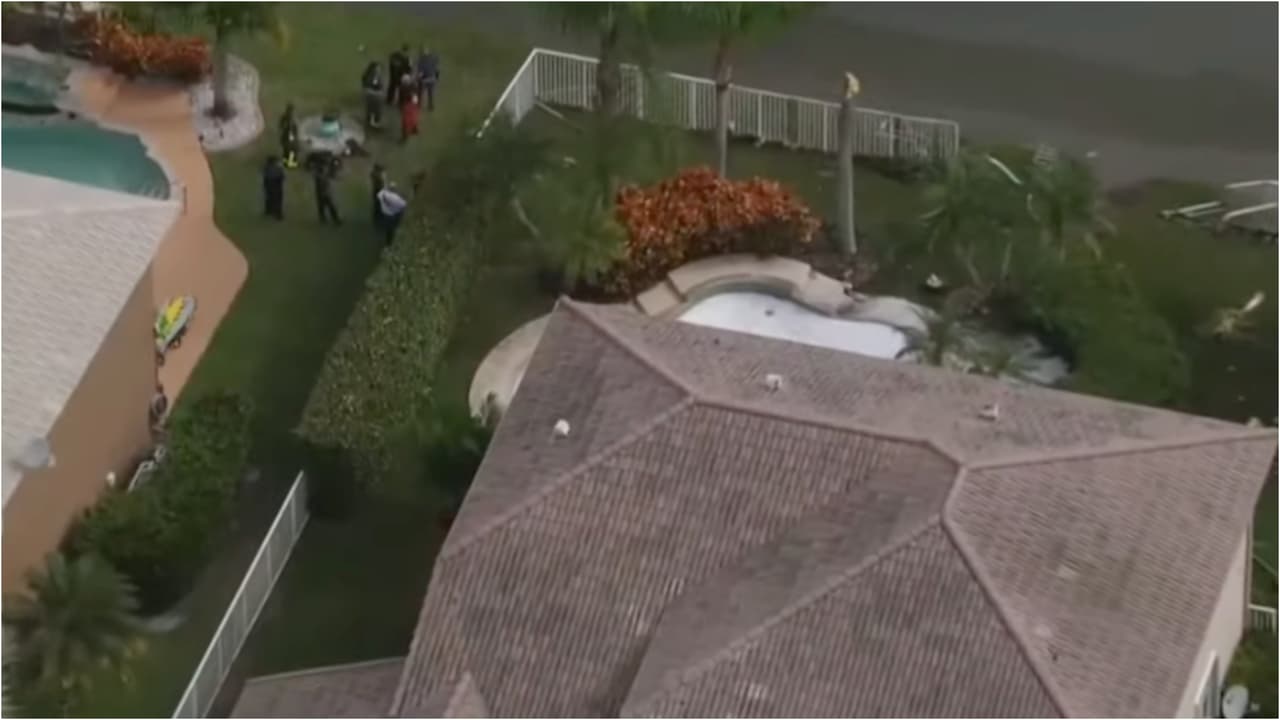 Avioneta se estrelló en una zona residencial de Coral Springs
