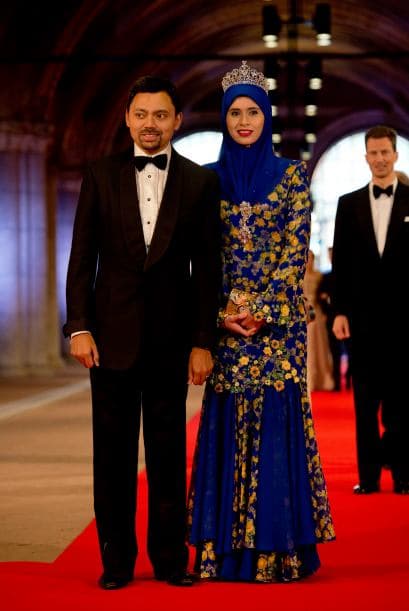 En nombre de la casa real de Brunéi, asistieron el Príncipe Al-Muhtadee Billah y la Princesa Sara.