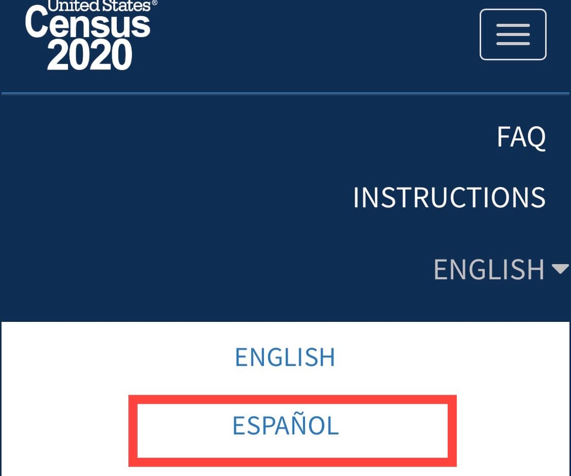Si prefieres responder en español, cambia el idioma. Haz clic arriba a la derecha en el menú y se abrirá un submenú con los idiomas disponibles. Español es la segunda opción.