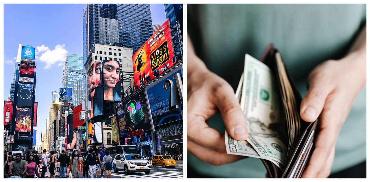 Hondureño pierde su billetera con $4,000 en Times Square y una alma honrada se la devuelve