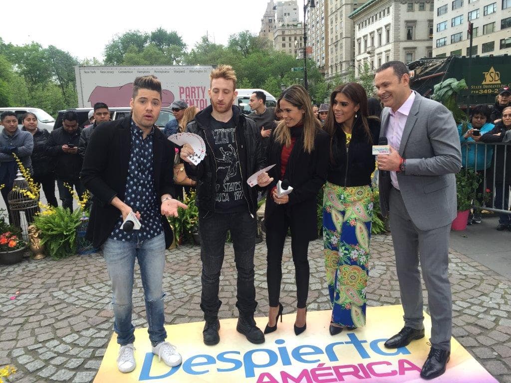 El ilusionista Elliot Zimet dejó a todos con la boca abierta.