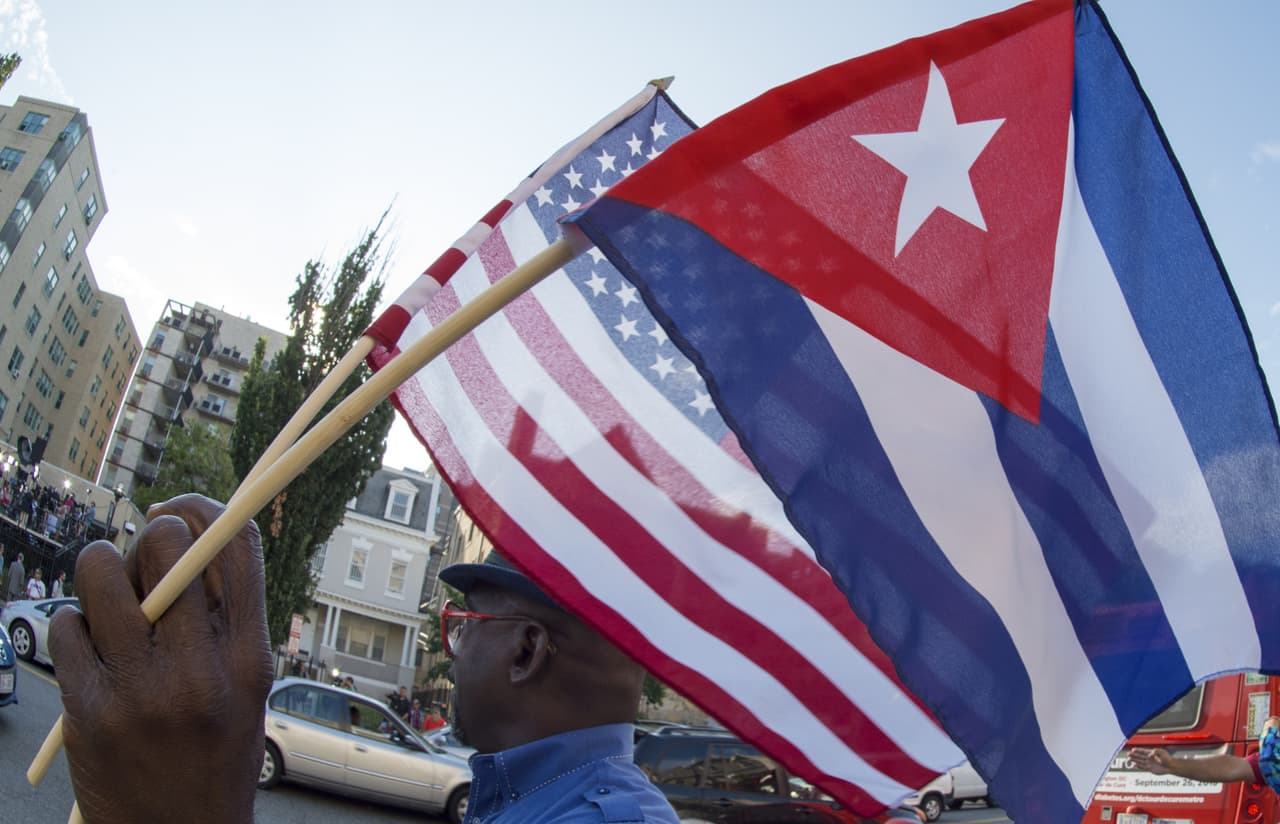 Reapertura de la embajada cubana en Washington.
