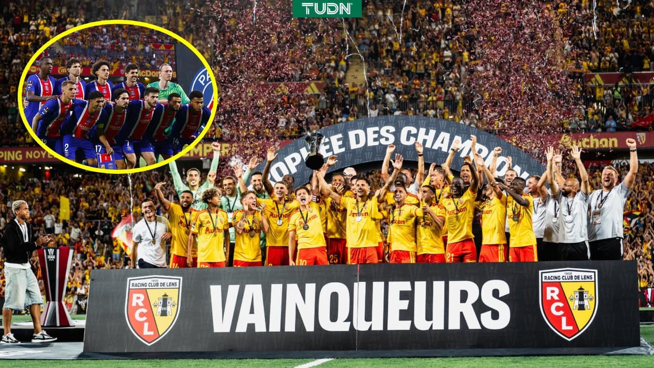 PSG pierde la Supercopa de Francia ante el Lens con gol de Florian Thauvin