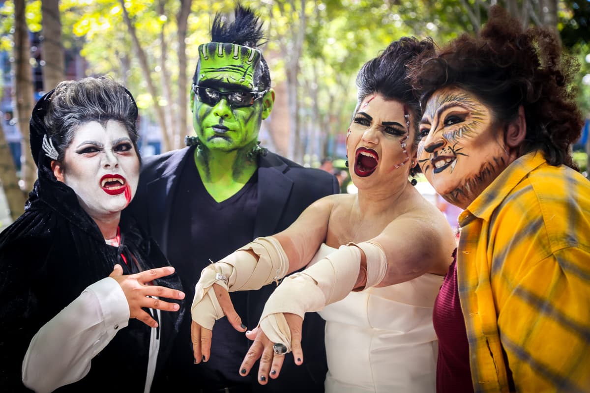 Evite usar disfraces sueltos que puedan quedar enganchados en ramas o rejas.