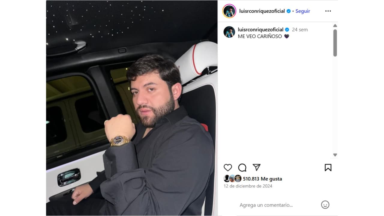 Así presumiría Luis R. Conriquez que es dueño de un Rolls Royce.