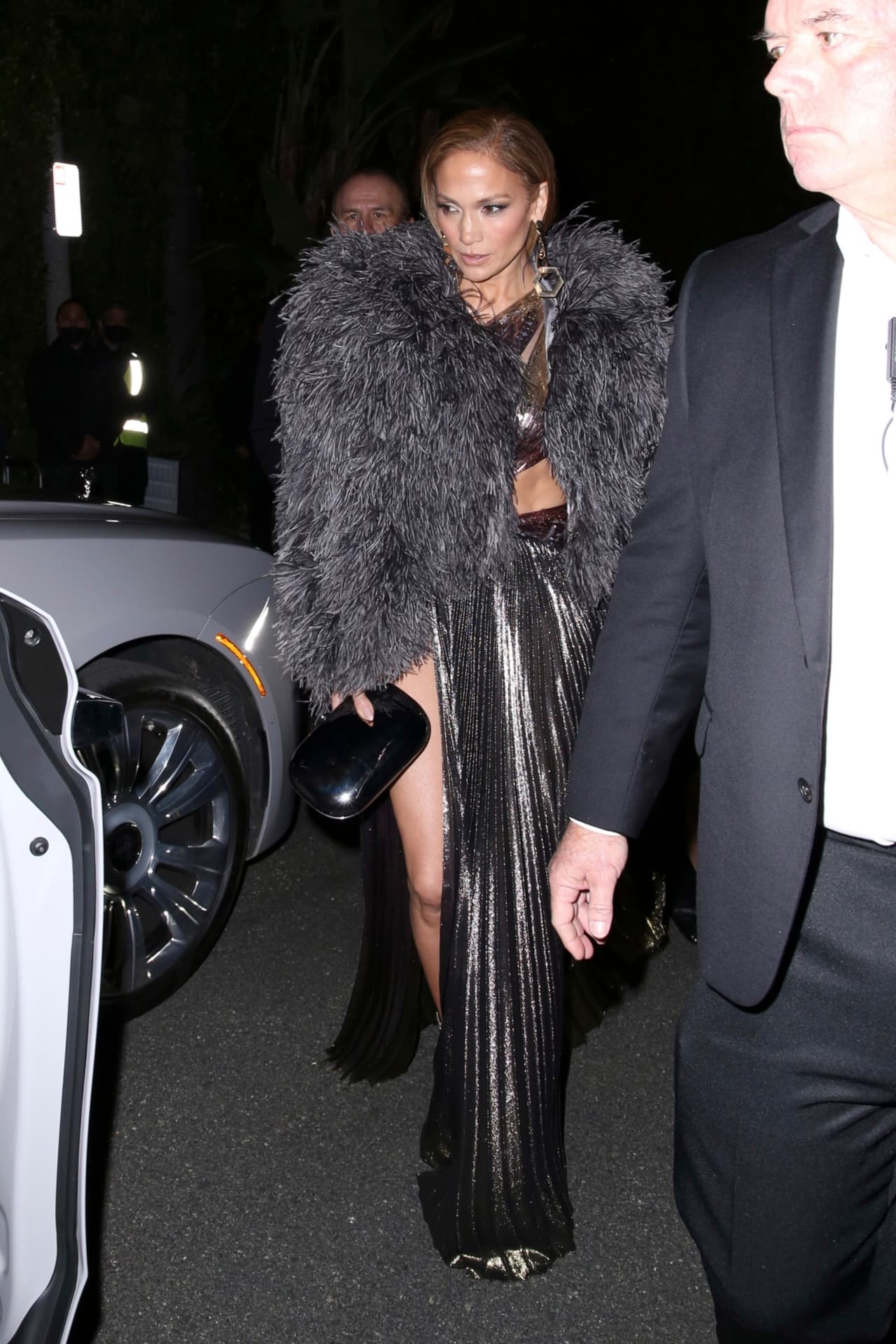 Jennifer López en el lanzamiento de su línea de zapatos.