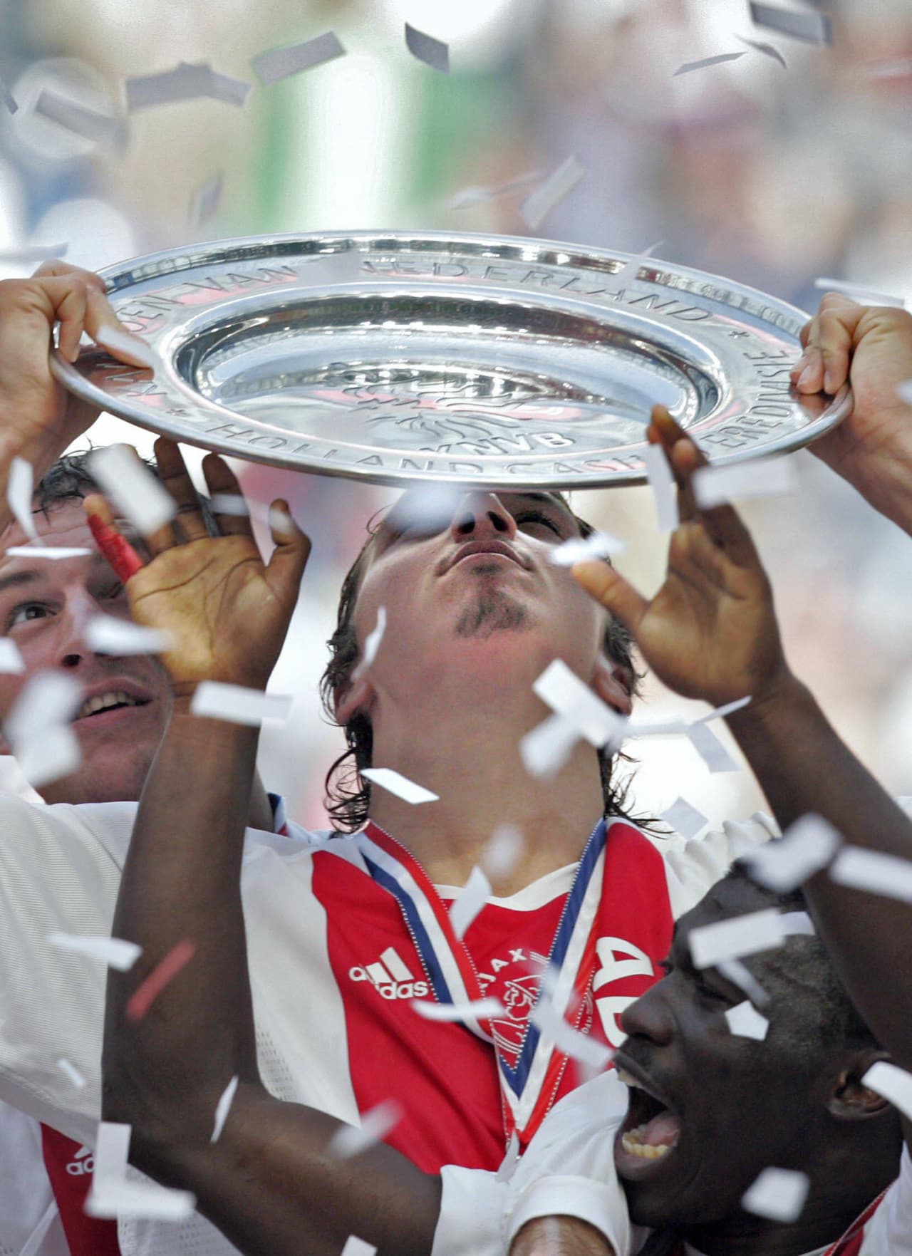 Fueron 110 partidos, 48 goles y cuatro títulos con el Ajax: dos Ligas, una Copa y una Supercopa de Holanda.