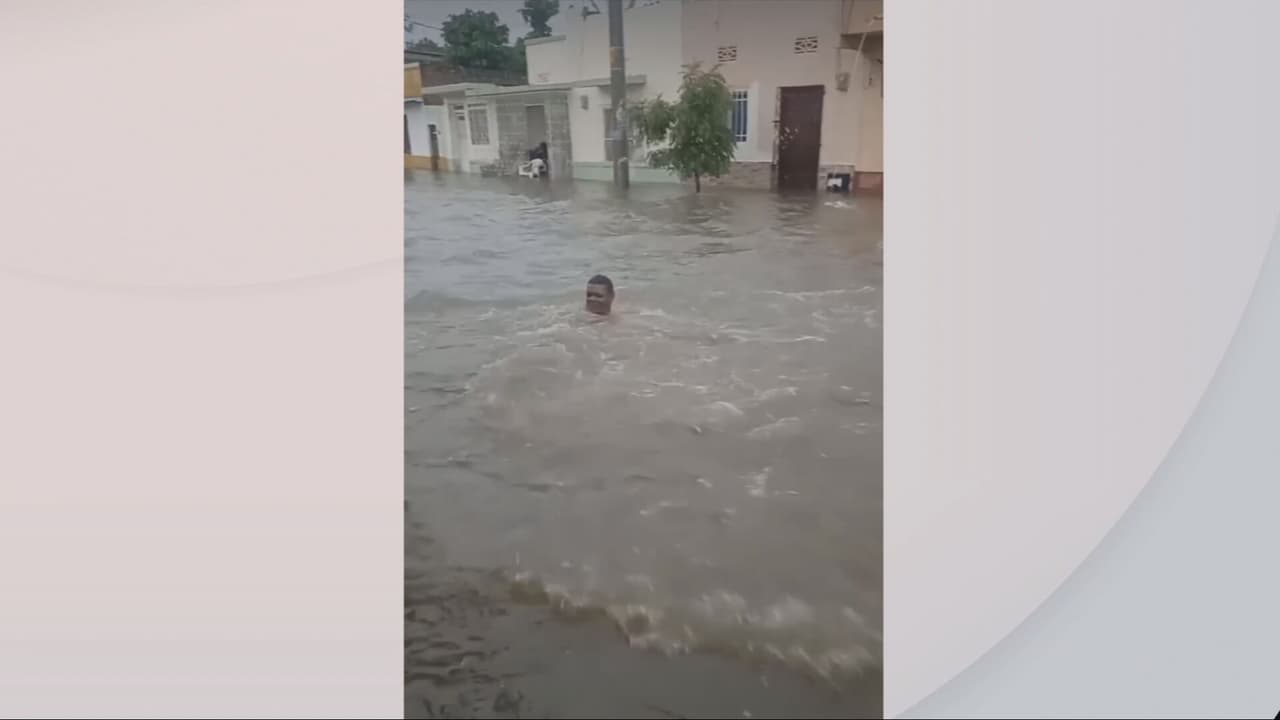 Calles como rios: Fuertes lluvias provocan inundaciones en La Habana