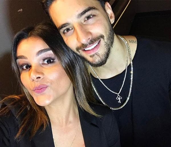 Maluma es otro de los artistas colombianos de moda con los que ha convivido, con esta imagen fue la envidia de muchas mujeres.
<br>