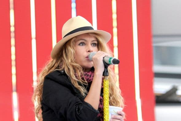 Pero su carrera como cantante fue la que la despuntó en el mundo de la farándula.