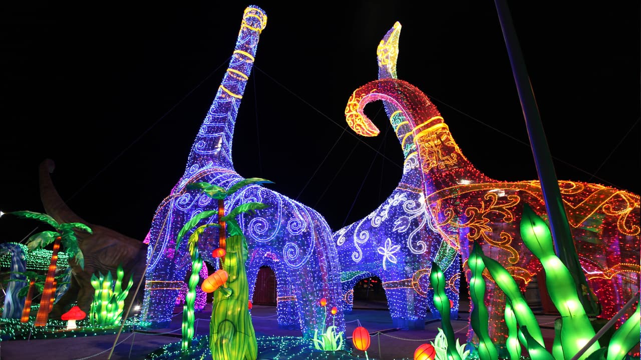 "The Dino" es el nombre del la zona de los dinosaurios.