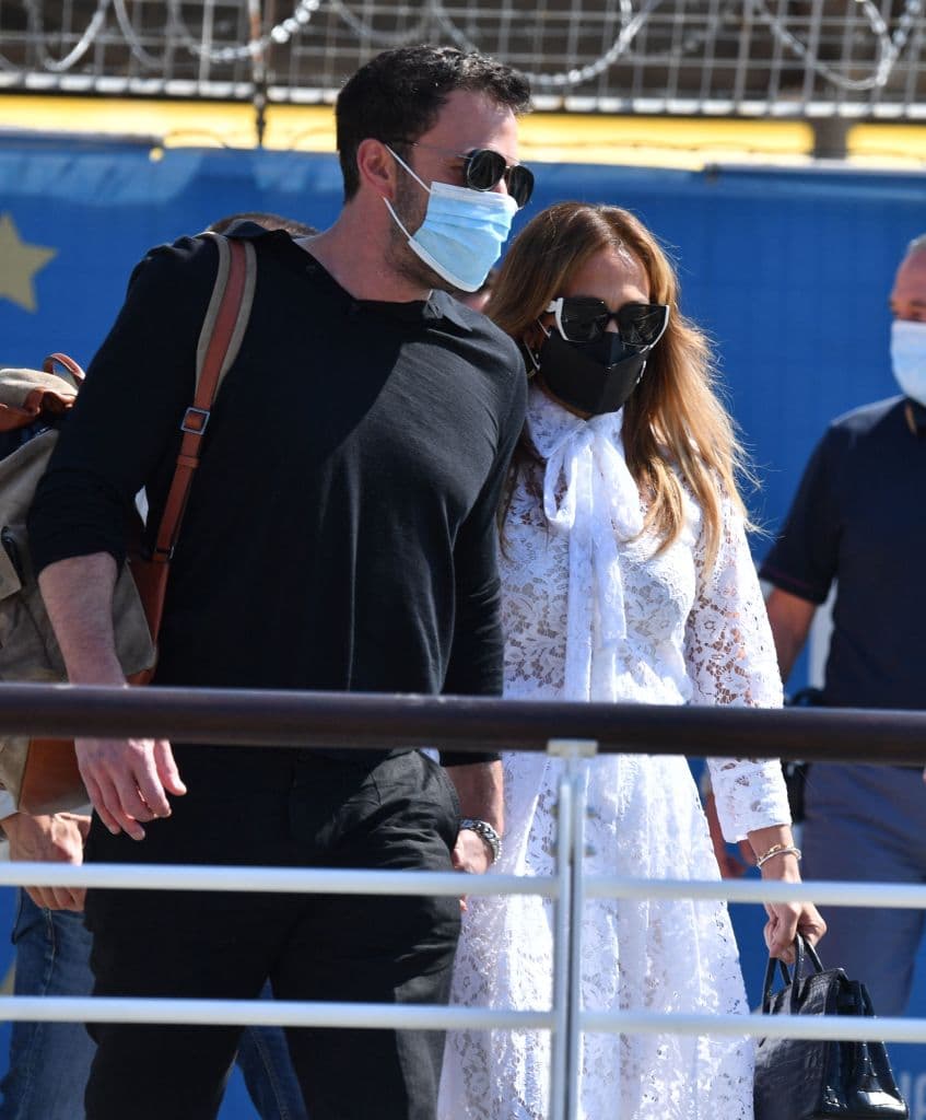 La pareja visitó Venecia por la presentación de la película ‘The Last Duel’.