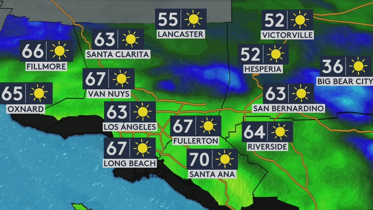 Frío intenso y advertencia por heladas en el sur de California