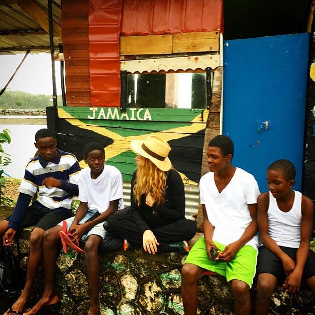 Pasó unos días en Jamaica.