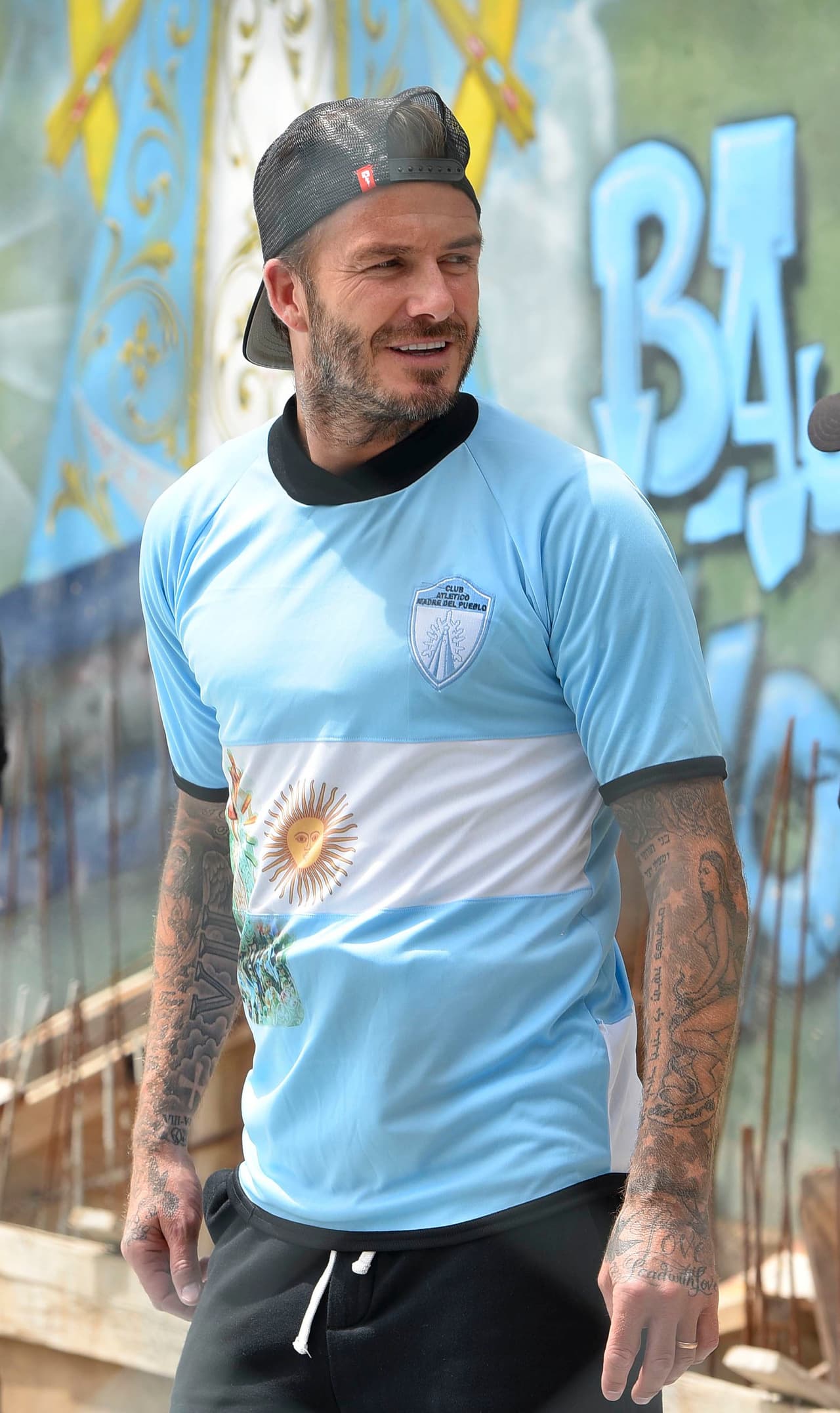¡Oh por Dios! ¿David Beckham ha decidido representar al equipo de fútbol de Argentina?