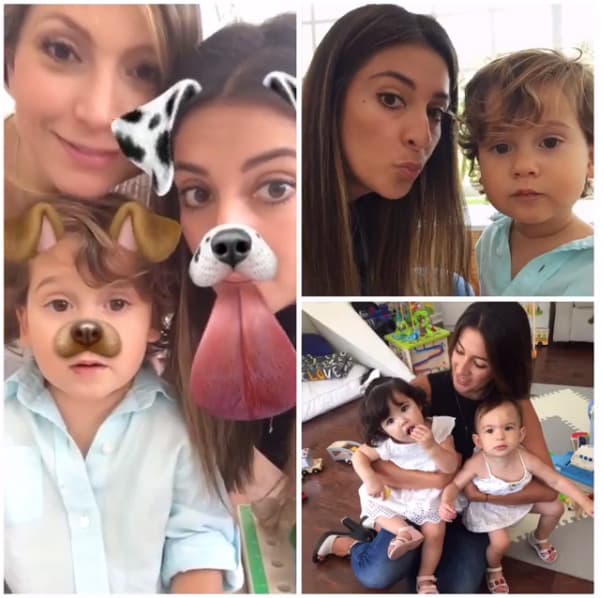 Maity Interiano: "Disfrutándome a mis sobrinos #BabyBruce #BabyGiulietta #BabyMichelle". (Junio 20, 2016)