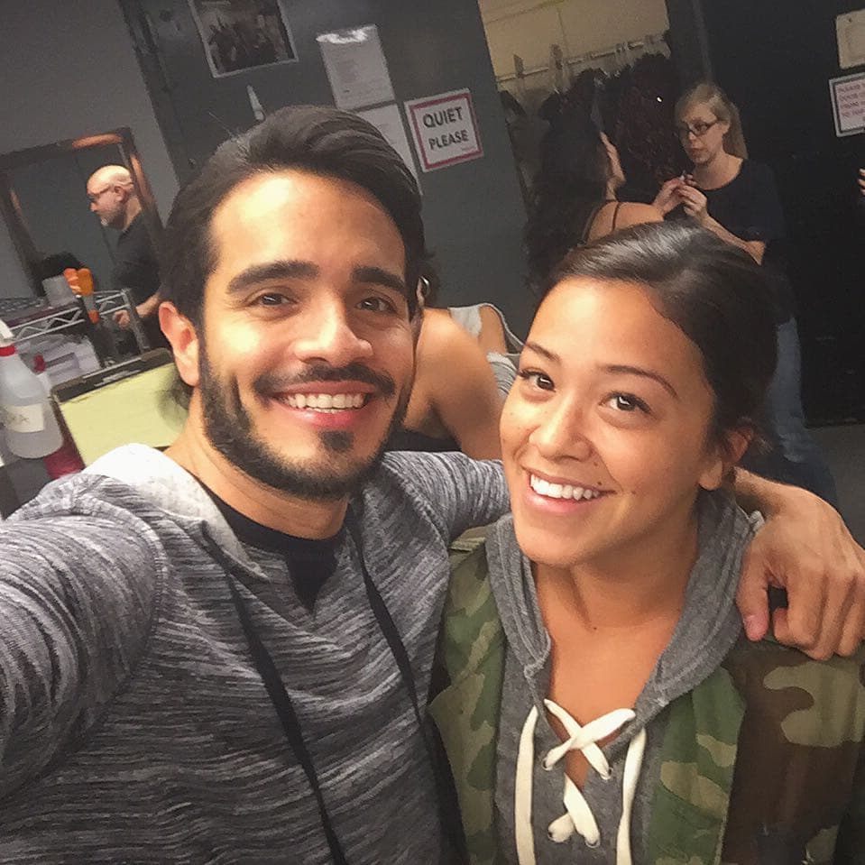 La actriz Gina Rodríguez fue otra de las estrellas que pudo constatar el talento de Ektor Rivera.