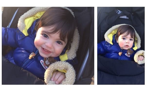 No cabe duda que nos derrite con el amor que les tiene a sus bebés.