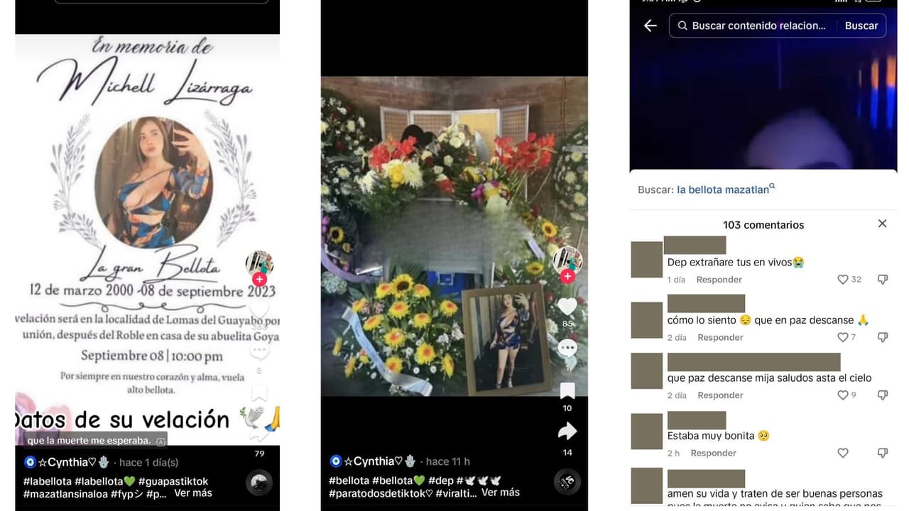 Michelle Lizárraga, 'La Bellota', ya habría sido velada.