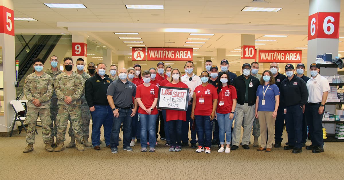 Misión cumplida después de tres meses de una intensa vacunación contra el COVID-19 en Frisco