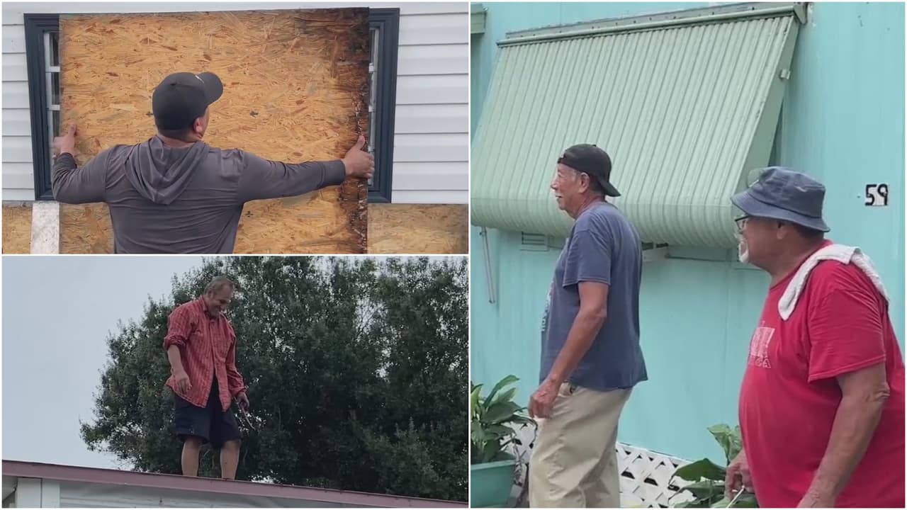 “Esta vez, es bien fuerte”: residentes de Kissimmee alistan sus hogares antes del huracán Milton
