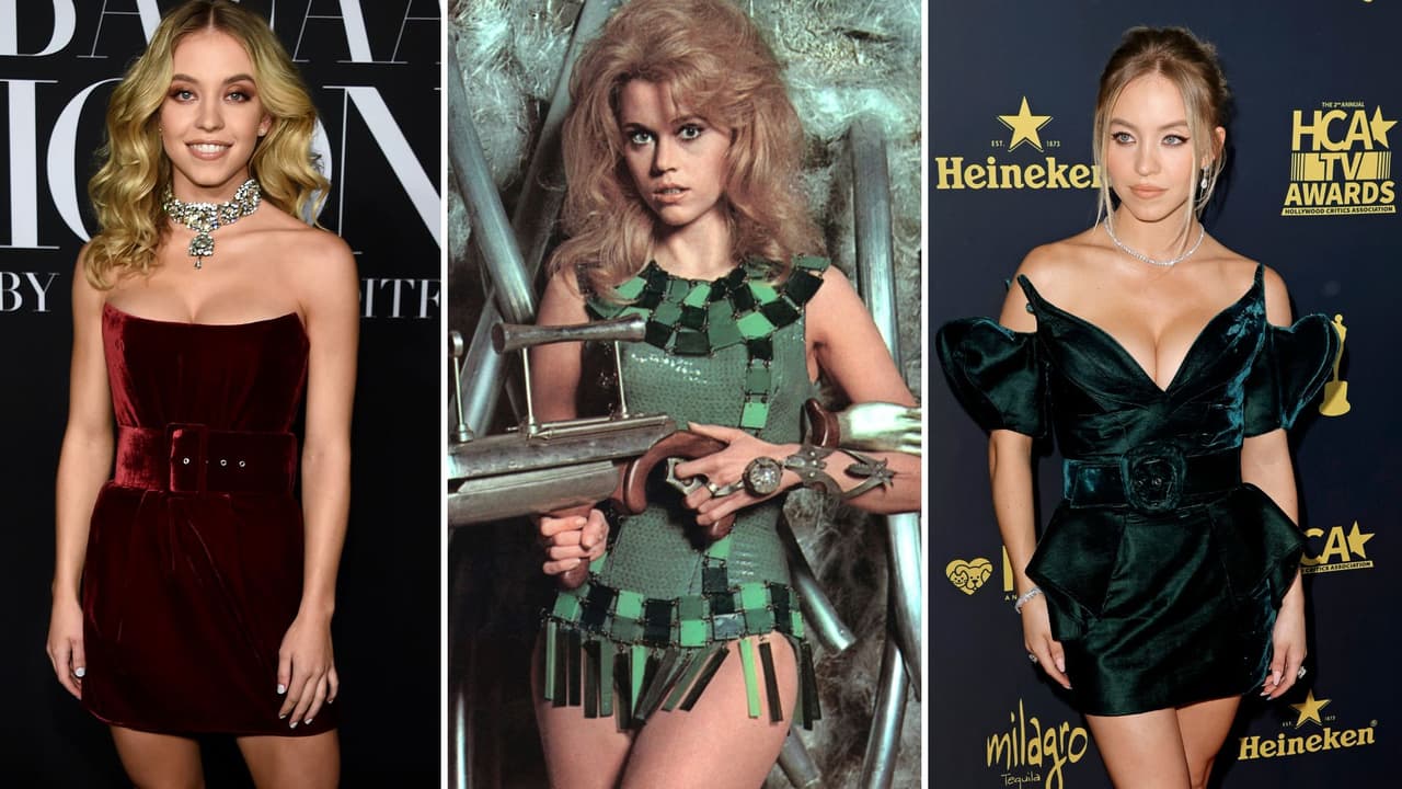 Sydney Sweeney ha demostrado que los vestidos cortos le quedan bien, igual que 'Barbarella'