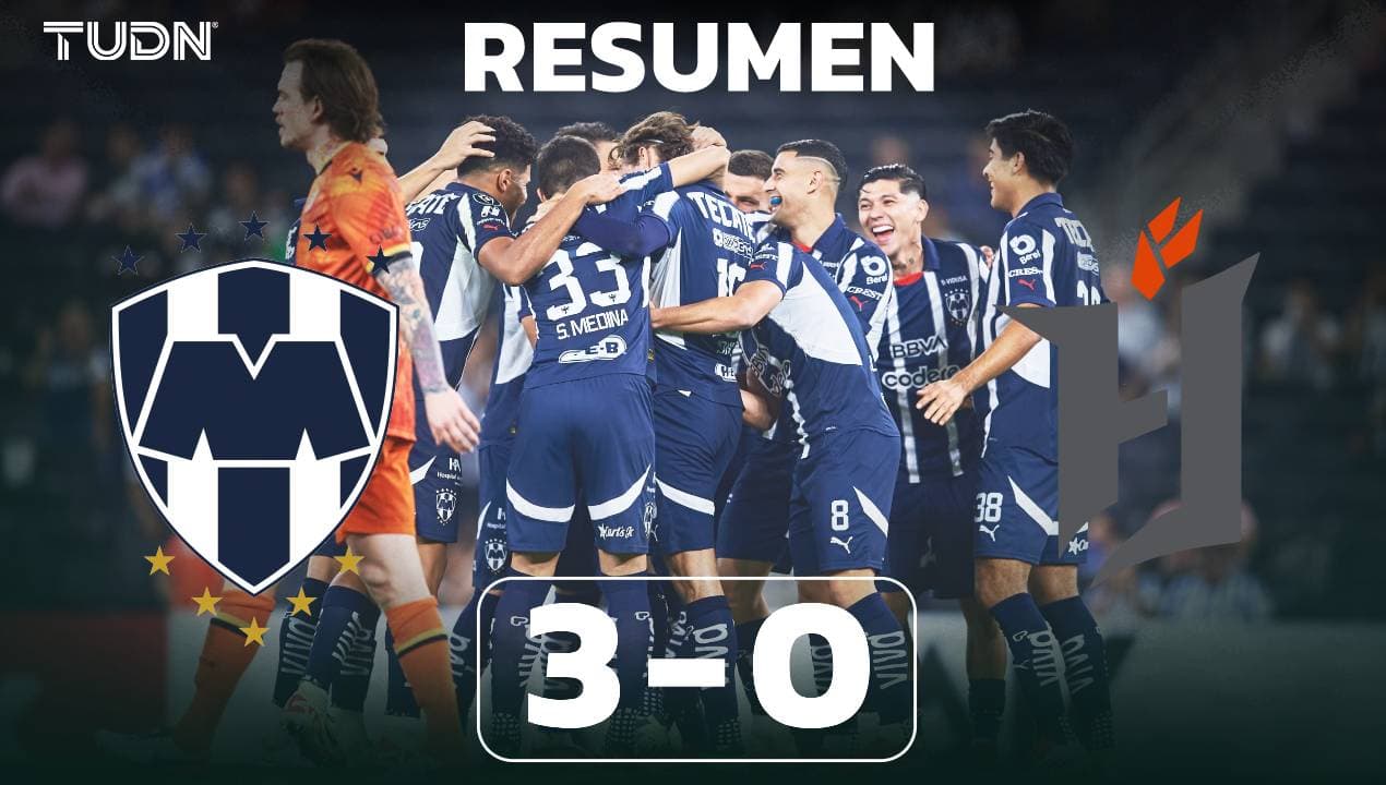 Se lucen frente a Sergio Ramos: Rayados gusta, golea y gana