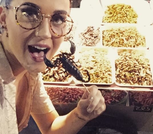 Rompe la dieta constantemente que hasta escorpiones ha comido.