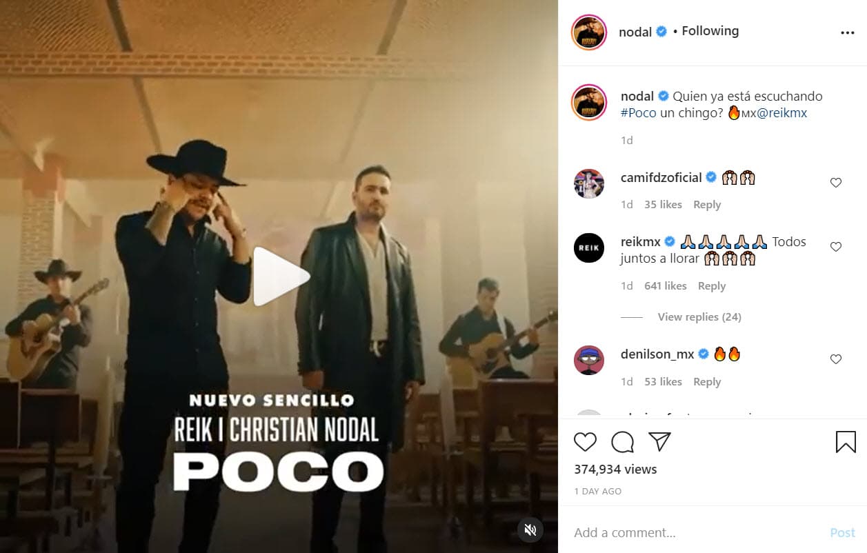Actualmente, Christian Nodal se encuentra en plena promoción de dos nuevos sencillos. 
<br>