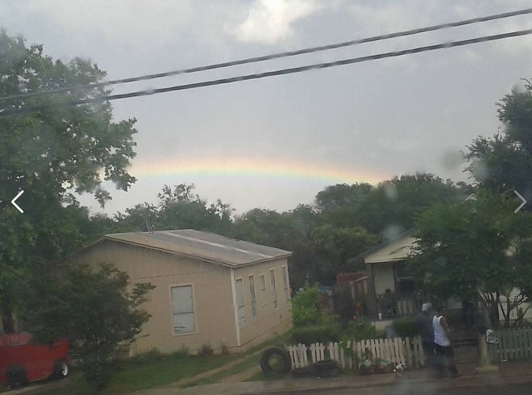 La audiencia compartió fotos del centro de Texas tras el paso de Bill.