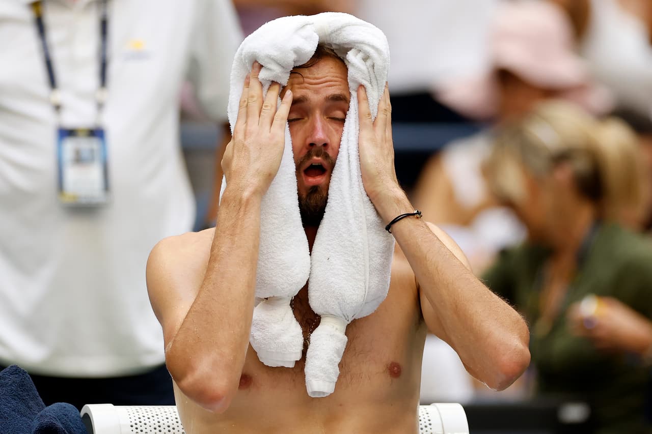 Daniil Medvedev afirma que un tenista puede morir por el calor del US Open