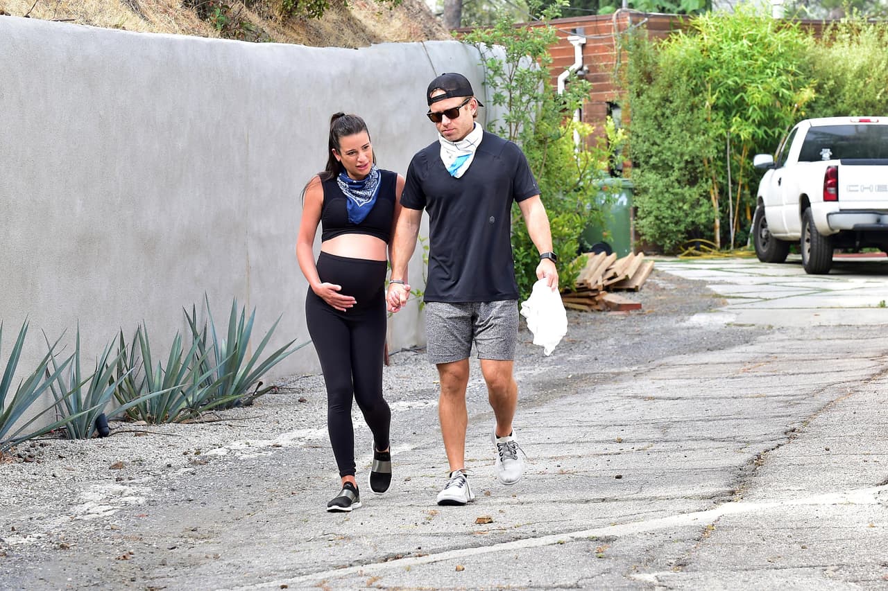 Lea procreó a su hijo junto a su 
<b>esposo Zandy Reich</b>, con quien se casó en 2019.