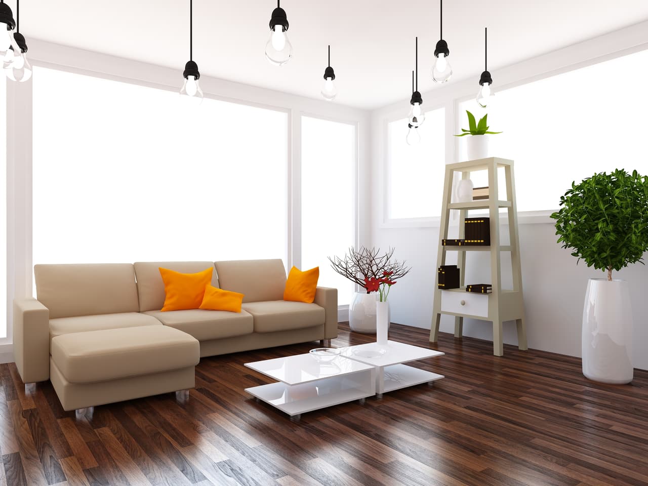 El diseño y la cantidad de lámparas que se colocan puede darle una vista diferente a la habitación, pero tampoco hay que exagerar.