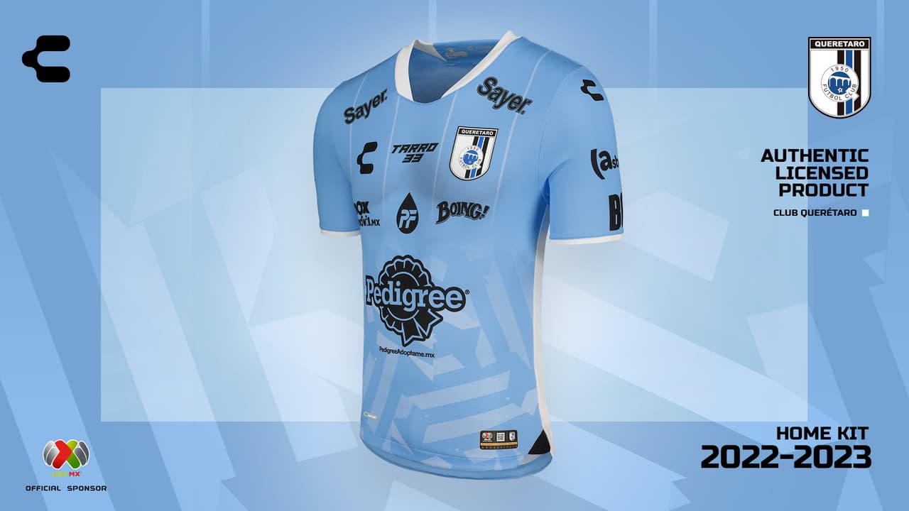 Uniforme de visitante de Querétaro para el Apertura 2022 y Clausura 2023.