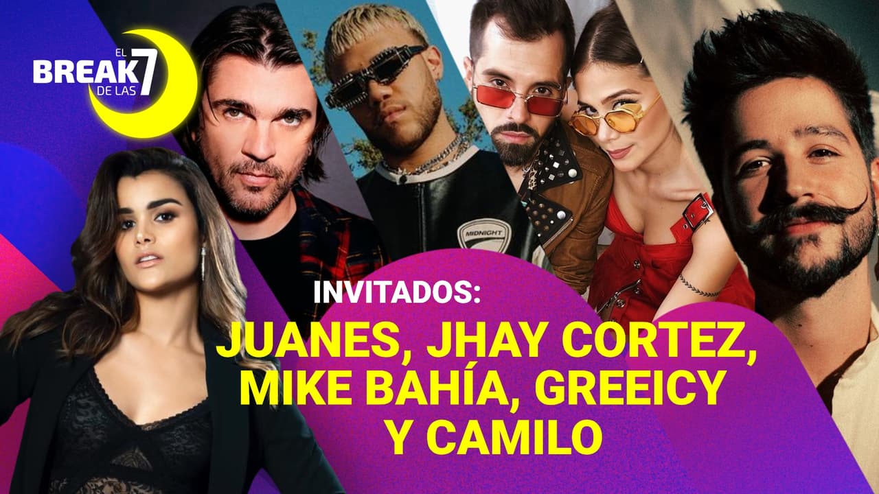 Clarissa Molina en El Break de las 7 con los protagonistas de Latin GRAMMY 2020