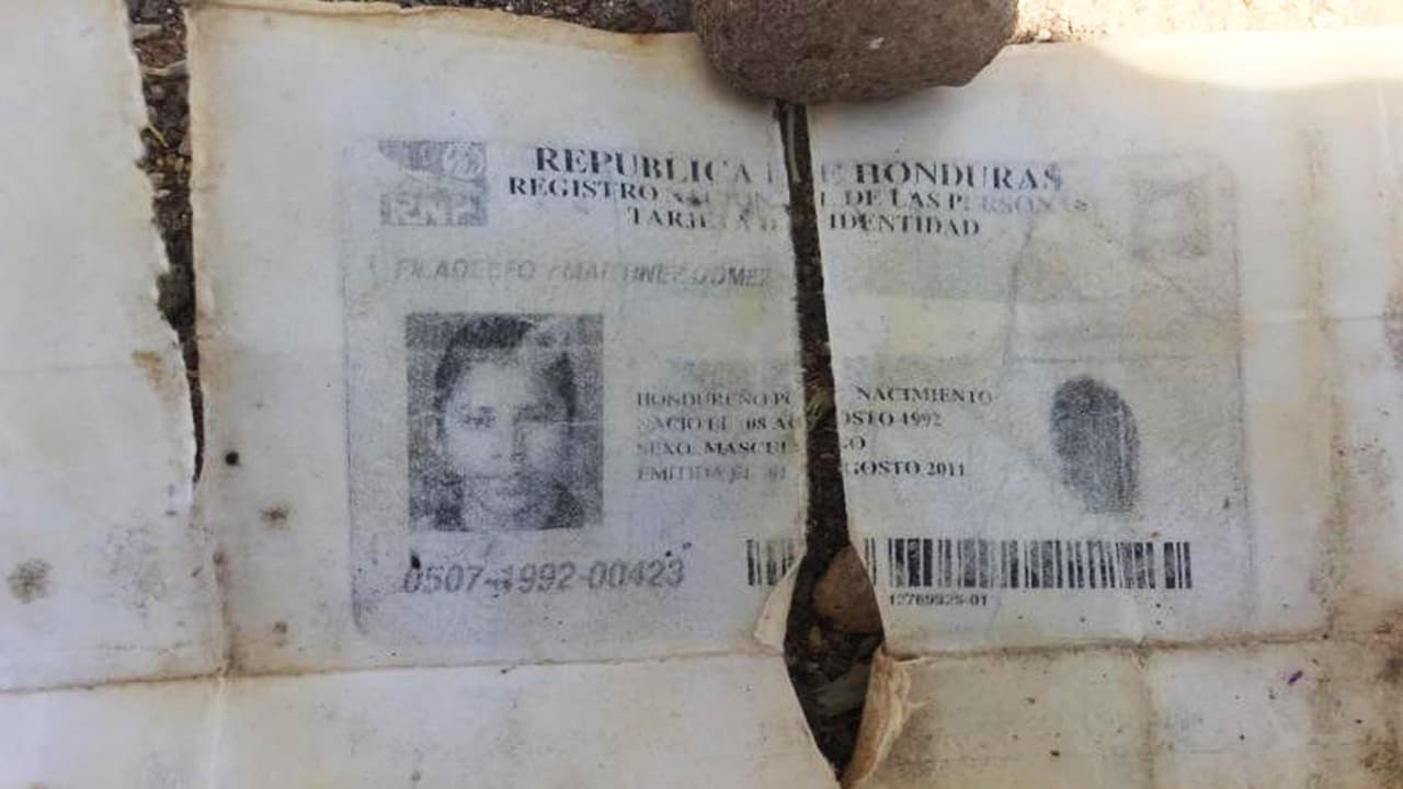 Dentro de la billetera encontraron una identificación.