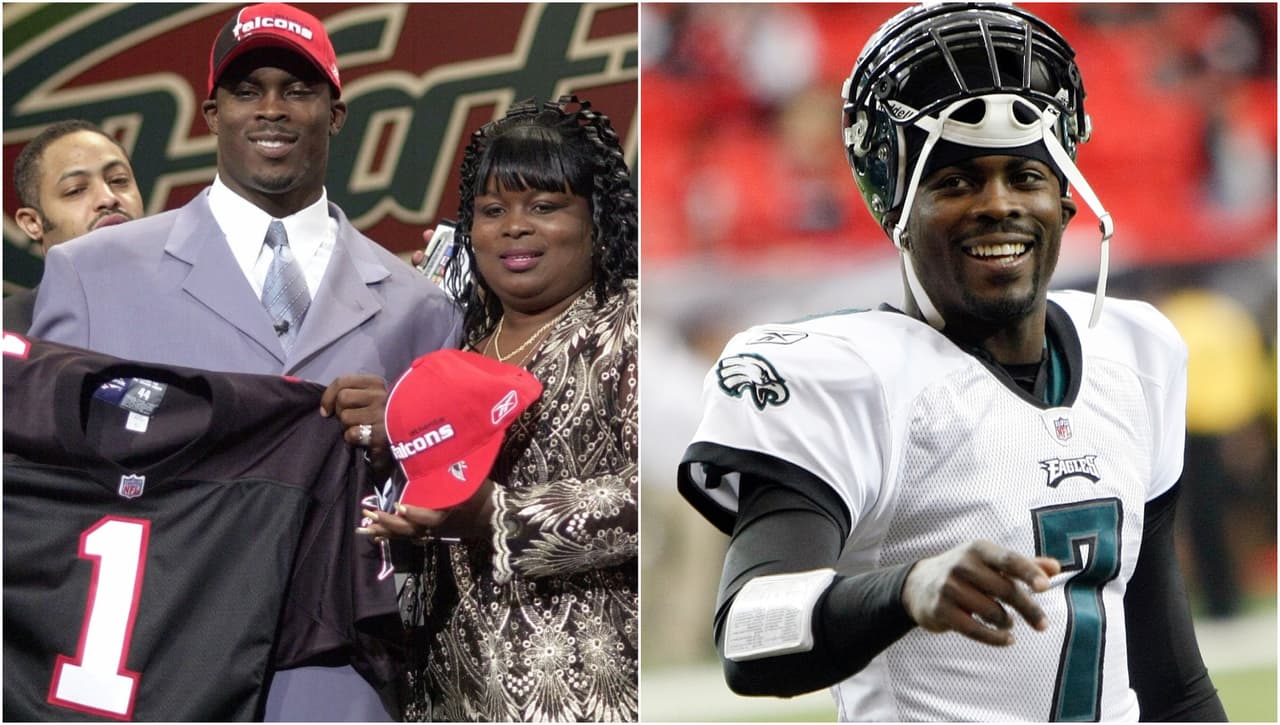 <b>#12 MICHAEL VICK </b>| QB, Atlanta Falcons – 2001
<br>El rapidísimo zurdo se convirtió en el jugador más emocionante del fútbol americano llevando a los Falcons a una victoria en Lambeau en los playoffs de 2002, y en 2004 a la final de la NFC. Decisiones fuera del campo afectaron la carrera de Vick, aunque tuvo un espectacular resurgimiento en 2010 jugando en Filadelfia.