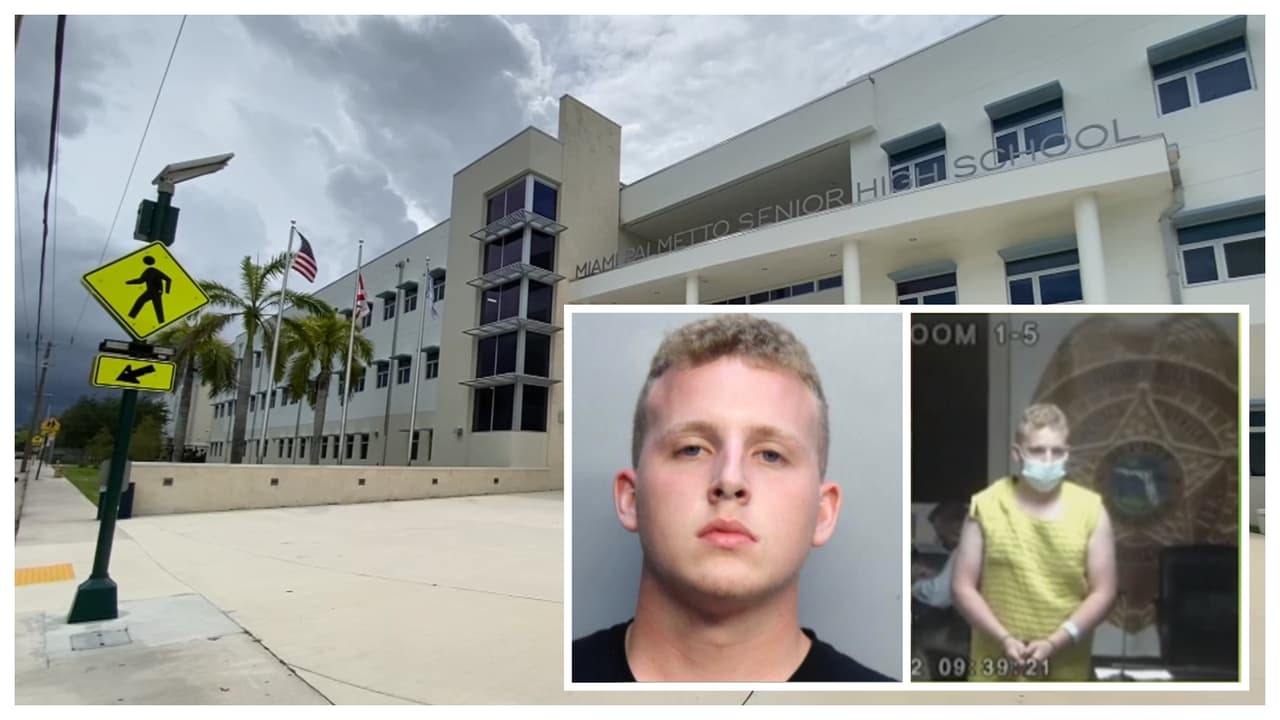 Joven de 19 años es acusado de llevar un arma a una escuela de Miami-Dade y amenazar a su novia con dispararle